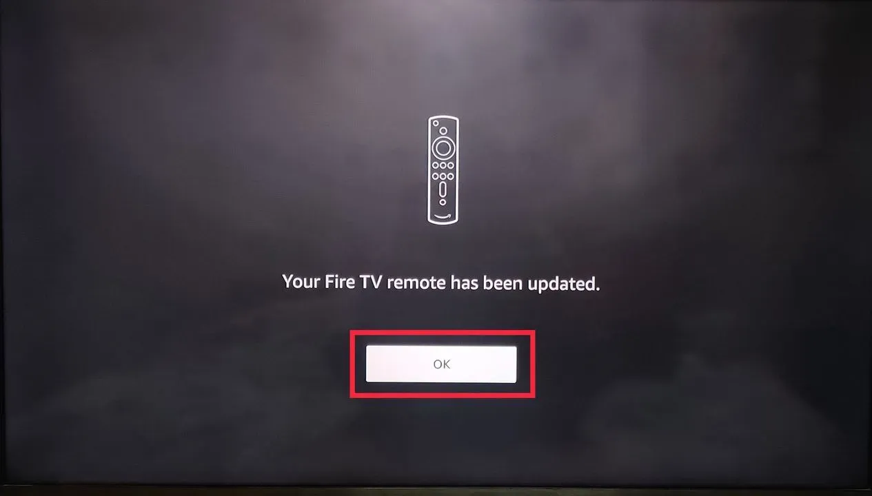 Image showing the remote is updated